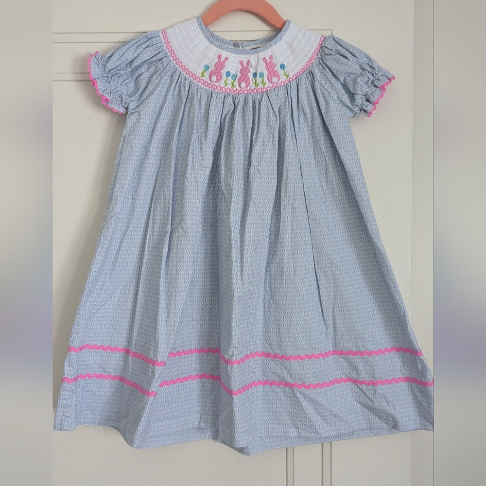 Cactus White and Pink Embroidered Top
